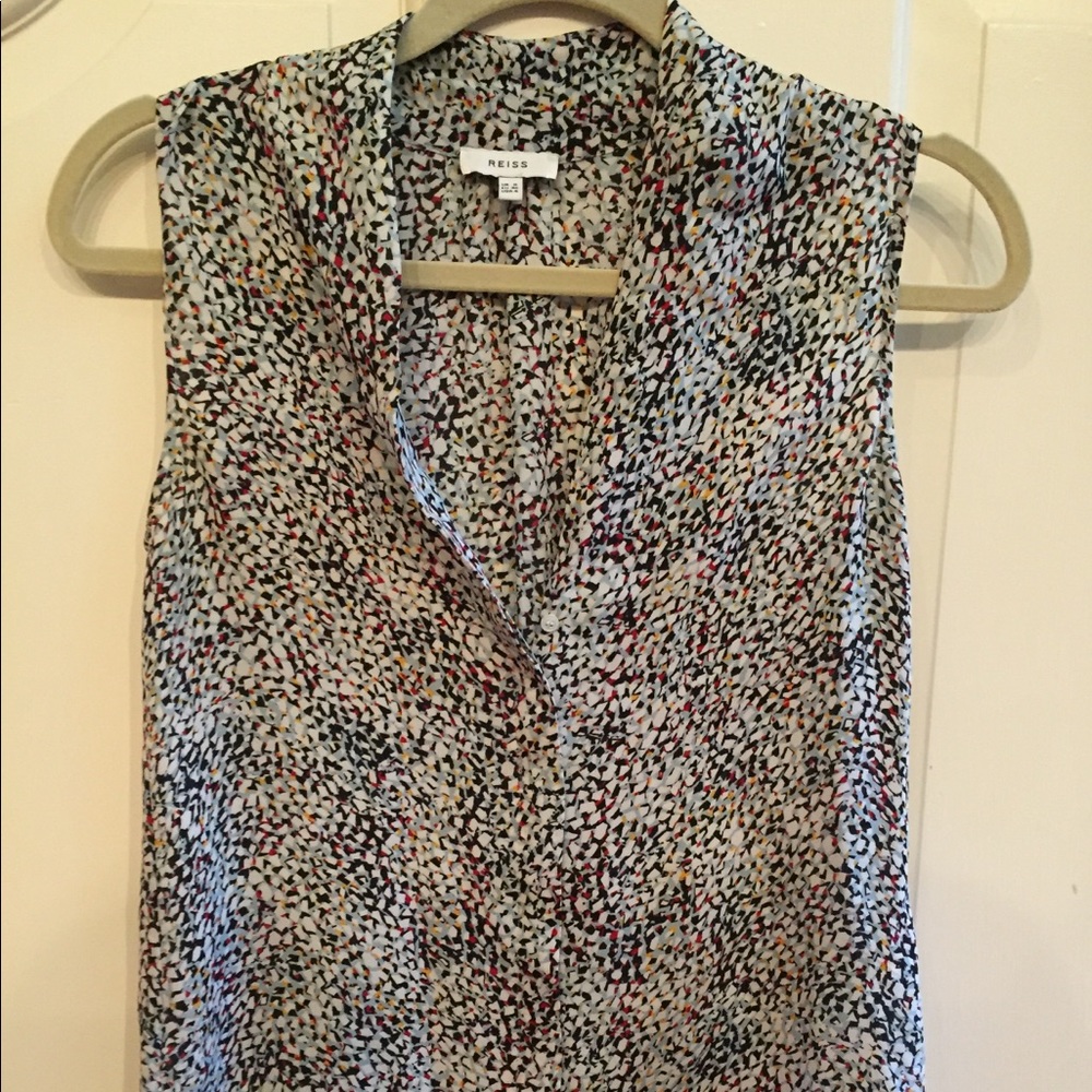 Reiss 100% silk blouse/perfect condition.  Size 4.